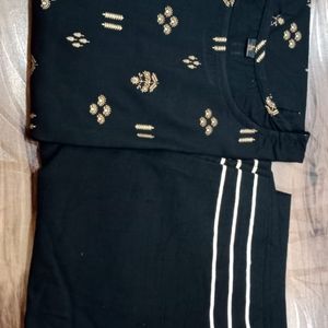 Women reyon kurti with pant set for girls and women